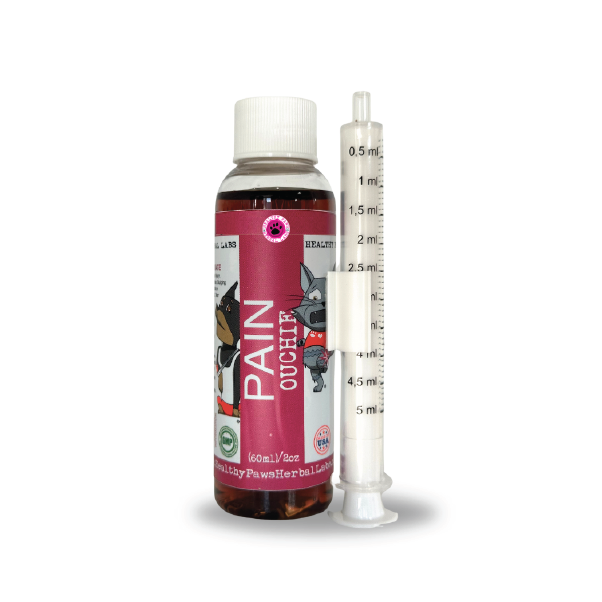 Healthy Paws Herbal Labs Ouchie - Pain Relief & Joint Support for Pets White Smoke