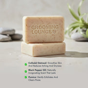 Grooming Lounge Grooming Lounge Our Best Smeller Exfoliating Body Bar - Black Pepper Body Bar For Men Cleansing Bars, Scrub Bars Gray