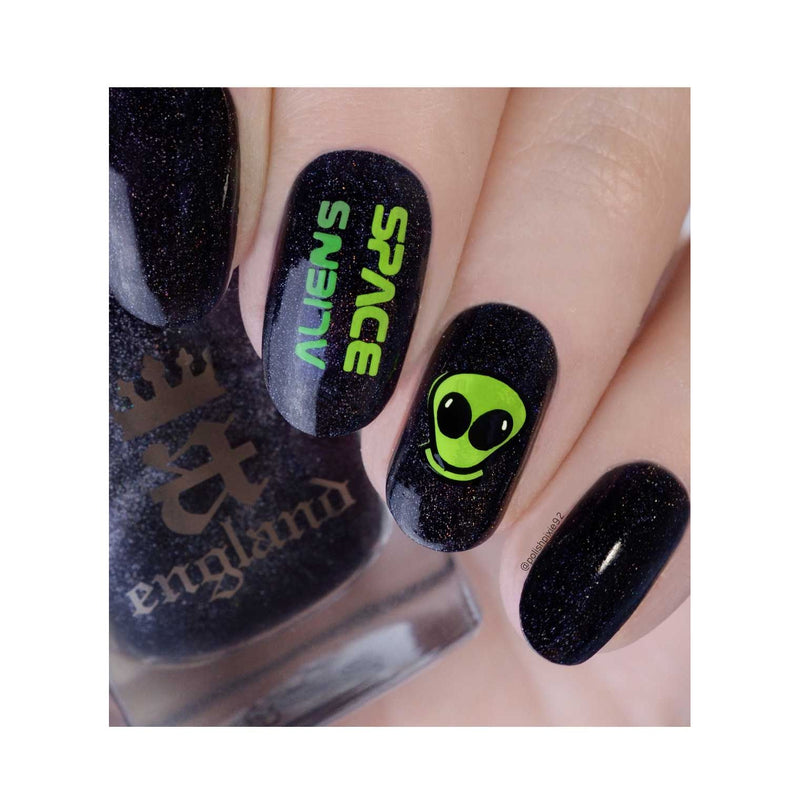 UberChic Beauty Out Of This World Stamping Plate Black