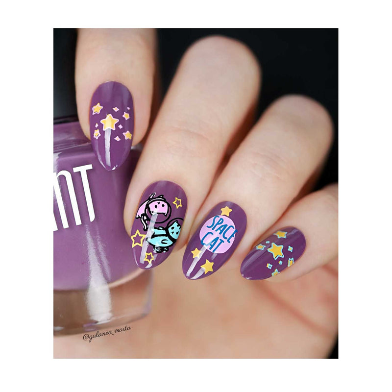 UberChic Beauty Out Of This World Stamping Plate Rosy Brown