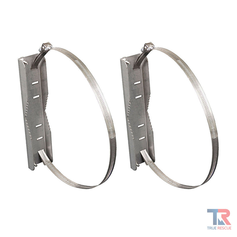 True Rescue Outdoor Cabinet Pole Mount Kit Cabinet Slate Gray
