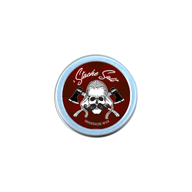 Stache Salt Moustache Wax The Outdoorsman - Light Hold Mustache & Beard Wax Moustache Wax Light Steel Blue