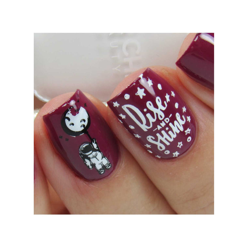 UberChic Beauty Out Of This World Stamping Plate Gray