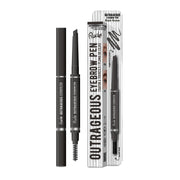 Rude Cosmetics Outrageous Eyebrow Pen Eyebrows Dark Slate Gray Black Brown