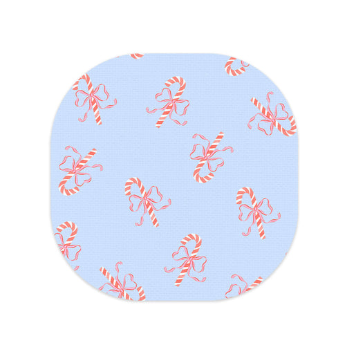 Peelz Candy Cane Lane Overpatch Tape - Pump Peelz Patch Medical Tape Powder Blue 12-Pack (Set of 12 Patches),4-Pack (Set of 4 Patches),1-Single (One Patch)