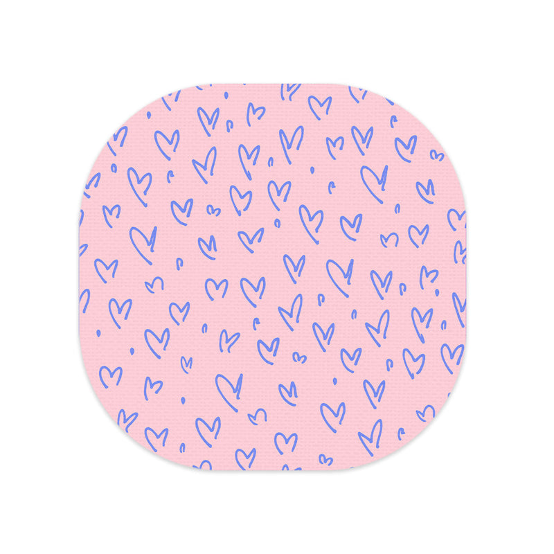 Peelz Love Language Overpatch Tape - Pump Peelz Patch Medical Tape Pink 12-Pack (Set of 12 Patches),4-Pack (Set of 4 Patches),1-Single (One Patch)