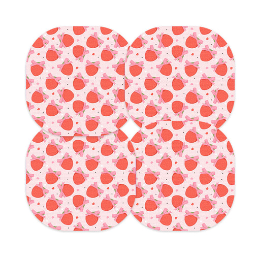 Peelz Strawberry Kisses Overpatch Tape - Pump Peelz Patch Medical Tape Misty Rose 12-Pack (Set of 12 Patches),4-Pack (Set of 4 Patches),1-Single (One Patch)