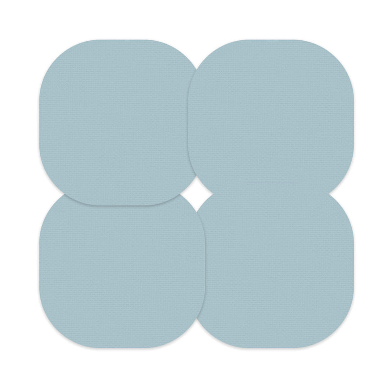 Peelz Solid Color Icicle Overpatch Tape - Pump Peelz Patch Medical Tape Light Steel Blue 12-Pack (Set of 12 Patches),4-Pack (Set of 4 Patches)