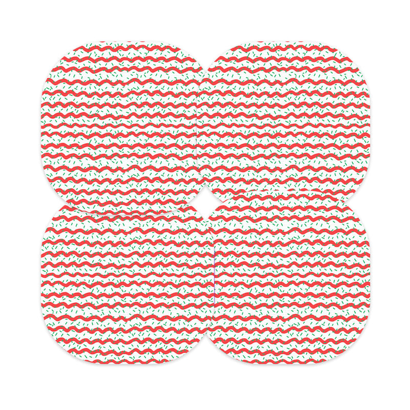 Peelz Christmas Icing Overpatch Tape - Pump Peelz Patch Medical Tape Misty Rose 12-Pack (Set of 12 Patches),4-Pack (Set of 4 Patches),1-Single (One Patch)