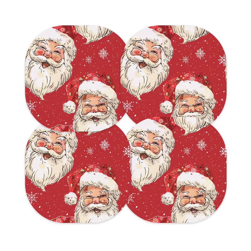 Peelz Jolly Old Saint Nick Overpatch Tape - Pump Peelz Patch Medical Tape Brown 12-Pack (Set of 12 Patches),4-Pack (Set of 4 Patches),1-Single (One Patch)