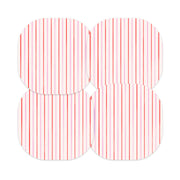 Peelz Peppermint Stripes Overpatch Tape - Pump Peelz Patch Medical Tape Misty Rose 12-Pack (Set of 12 Patches),4-Pack (Set of 4 Patches),1-Single (One Patch)