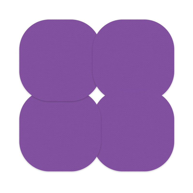 Peelz Solid Color Purple Overpatch Tape - Pump Peelz Patch Medical Tape Dark Orchid 12-Pack (Set of 12 Patches),4-Pack (Set of 4 Patches)