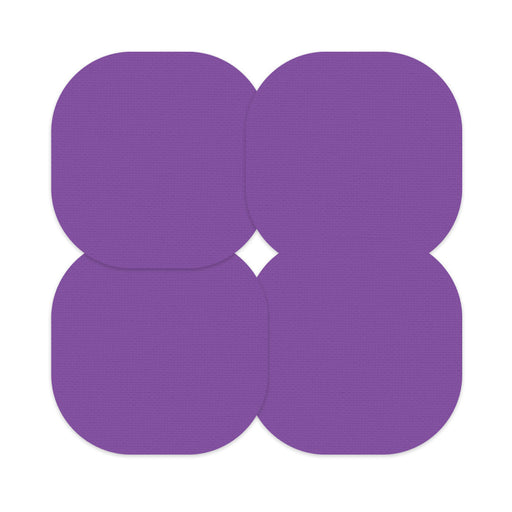 Peelz Solid Color Purple Overpatch Tape - Pump Peelz Patch Medical Tape Dark Orchid 12-Pack (Set of 12 Patches),4-Pack (Set of 4 Patches)