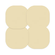 Peelz Solid Color Buttermilk Overpatch Tape - Pump Peelz Patch Medical Tape Wheat 12-Pack (Set of 12 Patches),4-Pack (Set of 4 Patches)