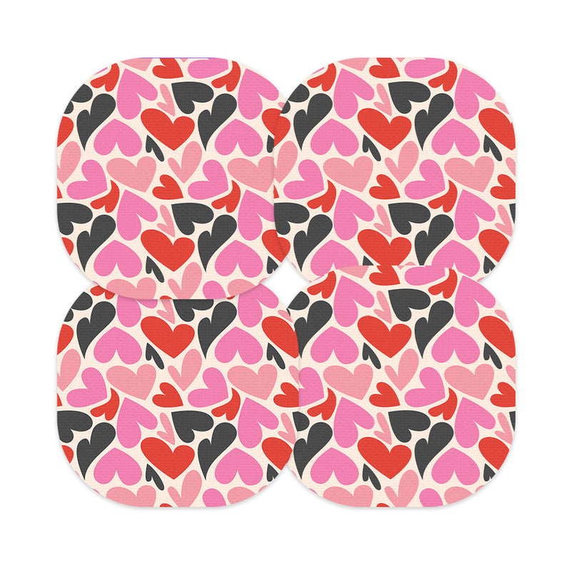 Peelz Heartbreaker Overpatch Tape - Pump Peelz Patch Medical Tape White Smoke 12-Pack (Set of 12 Patches),4-Pack (Set of 4 Patches),1-Single (One Patch)
