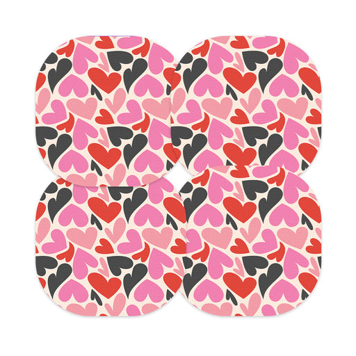 Peelz Heartbreaker Overpatch Tape - Pump Peelz Patch Medical Tape White Smoke 12-Pack (Set of 12 Patches),4-Pack (Set of 4 Patches),1-Single (One Patch)