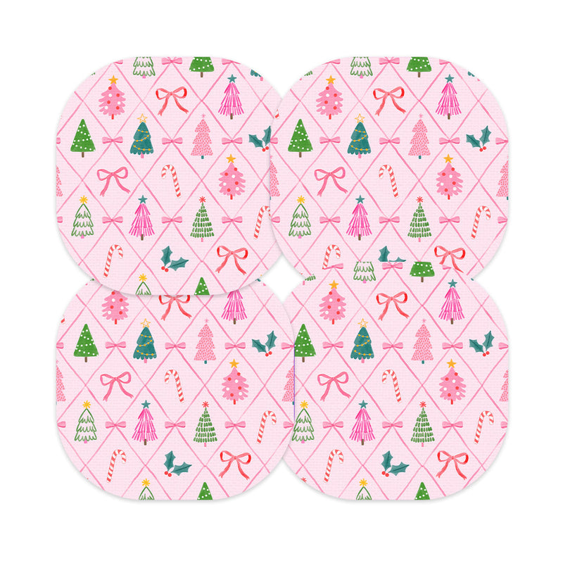 Peelz Coquette Christmas Overpatch Tape - Pump Peelz Patch Medical Tape Misty Rose 12-Pack (Set of 12 Patches),4-Pack (Set of 4 Patches),1-Single (One Patch)
