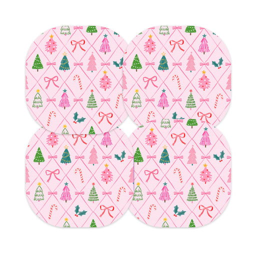 Peelz Coquette Christmas Overpatch Tape - Pump Peelz Patch Medical Tape Misty Rose 12-Pack (Set of 12 Patches),4-Pack (Set of 4 Patches),1-Single (One Patch)