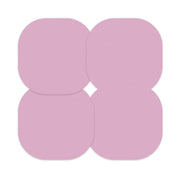 Peelz Solid Color Rose Overpatch Tape - Pump Peelz Patch Medical Tape Plum 12-Pack (Set of 12 Patches),4-Pack (Set of 4 Patches)