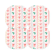 Peelz Holly Jolly Ribbon Overpatch Tape - Pump Peelz Patch Medical Tape Misty Rose 12-Pack (Set of 12 Patches),4-Pack (Set of 4 Patches),1-Single (One Patch)