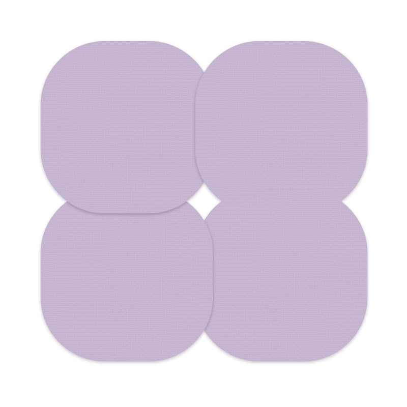 Peelz Solid Color Lavender Overpatch Tape - Pump Peelz Patch Medical Tape Gray 12-Pack (Set of 12 Patches),4-Pack (Set of 4 Patches)