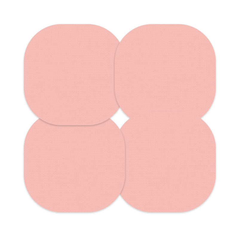 Peelz Solid Color Cantaloupe Overpatch Tape - Pump Peelz Patch Medical Tape Light Pink 12-Pack (Set of 12 Patches),4-Pack (Set of 4 Patches)