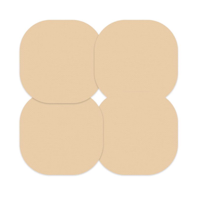 Peelz Solid Color Yolk Overpatch Tape - Pump Peelz Patch Medical Tape Wheat 12-Pack (Set of 12 Patches),4-Pack (Set of 4 Patches)