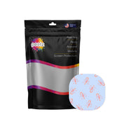 Peelz Candy Cane Lane Overpatch Tape - Pump Peelz Patch Medical Tape White Smoke 12-Pack (Set of 12 Patches),4-Pack (Set of 4 Patches),1-Single (One Patch)