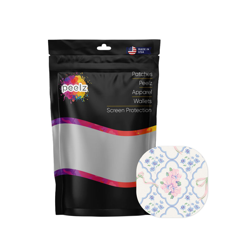 Peelz Spring Coquette Overpatch Tape - Pump Peelz Patch Medical Tape White Smoke 12-Pack (Set of 12 Patches),4-Pack (Set of 4 Patches),1-Single (One Patch)