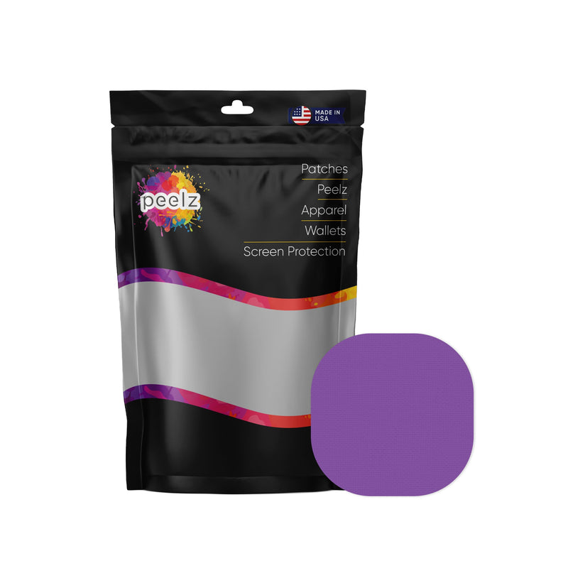 Peelz Solid Color Purple Overpatch Tape - Pump Peelz Patch Medical Tape White Smoke 12-Pack (Set of 12 Patches),4-Pack (Set of 4 Patches)