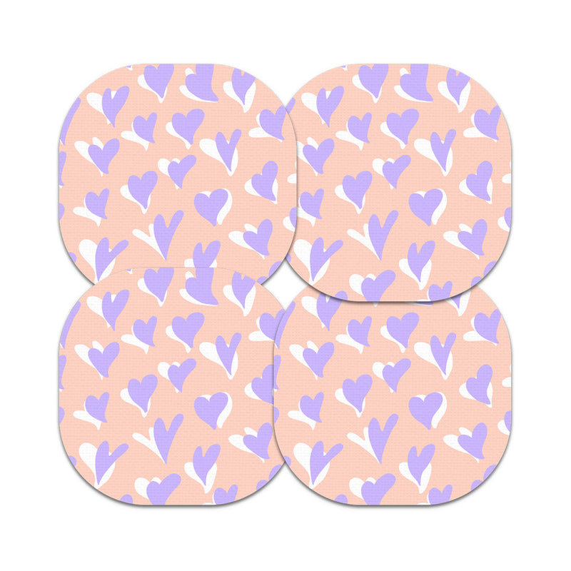 Peelz Lavender Love Overpatch Tape - Pump Peelz Patch Medical Tape Bisque 12-Pack (Set of 12 Patches),4-Pack (Set of 4 Patches),1-Single (One Patch)