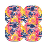 Peelz Summer Tie Dye Overpatch Tape - Pump Peelz Patch Medical Tape White Smoke 12-Pack (Set of 12 Patches),4-Pack (Set of 4 Patches),1-Single (One Patch)