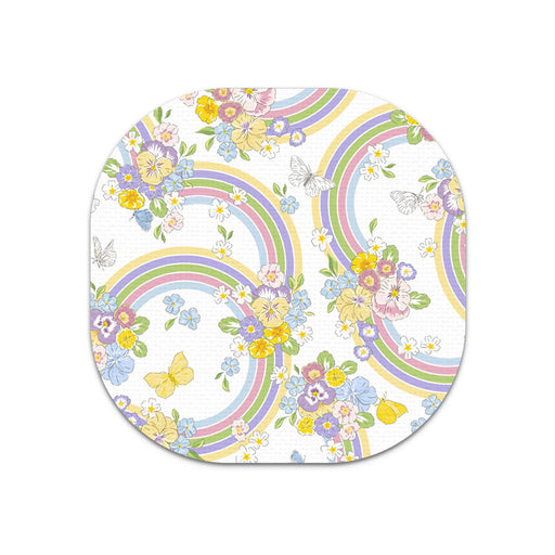 Peelz Rainbow Blooms Overpatch Tape - Pump Peelz Patch Medical Tape White Smoke 12-Pack (Set of 12 Patches),4-Pack (Set of 4 Patches),1-Single (One Patch)