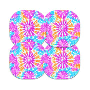 Peelz Neon Tie Dye Overpatch Tape Patch Medical Tape White Smoke 12-Pack (Set of 12 Patches),4-Pack (Set of 4 Patches),1-Single (One Patch)