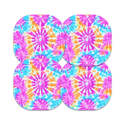 Peelz Neon Tie Dye Overpatch Tape Patch Medical Tape White Smoke 12-Pack (Set of 12 Patches),4-Pack (Set of 4 Patches),1-Single (One Patch)