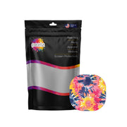Peelz Summer Tie Dye Overpatch Tape - Pump Peelz Patch Medical Tape White Smoke 12-Pack (Set of 12 Patches),4-Pack (Set of 4 Patches),1-Single (One Patch)