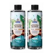 Garner's Garden Oxy Pulling | H2O2 & Charcoal | Pre-Brush Rinse Oxy Pulling White Smoke Cinna-Mint / Reduced/Sensitive Formula / Double Pack 2 x 16 oz