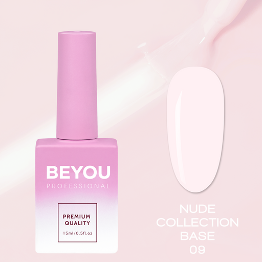 nbmsupply BEYOU Professional Nude collection base 09 15ML Misty Rose