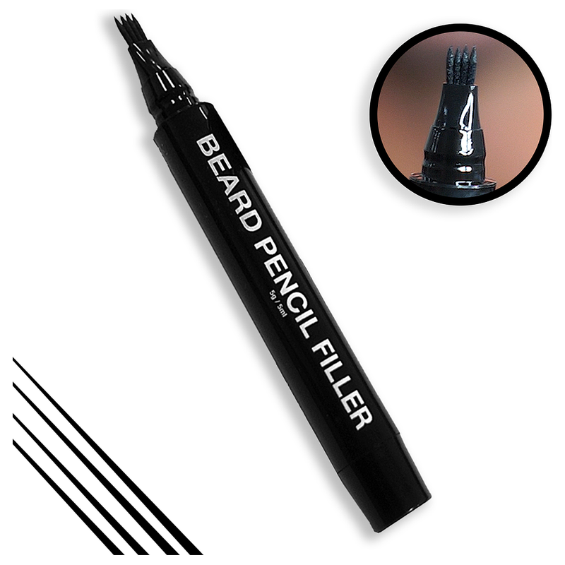Pacinos Pacinos Signature Line Beard Pencil Filler Black Beard Pencil Filler Black