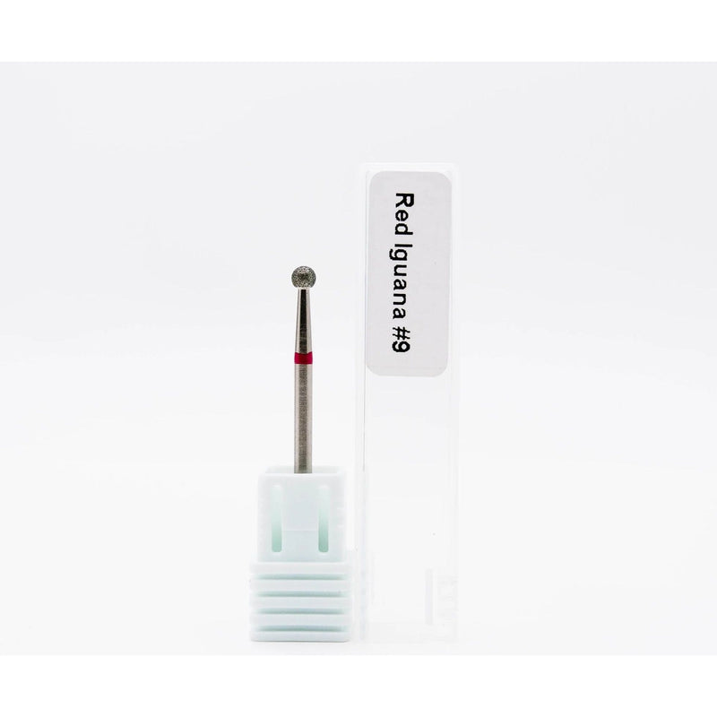 Red Iguana LLC Diamond Nail Bit Ball #9 - 3.5mm Nail Bit White Smoke