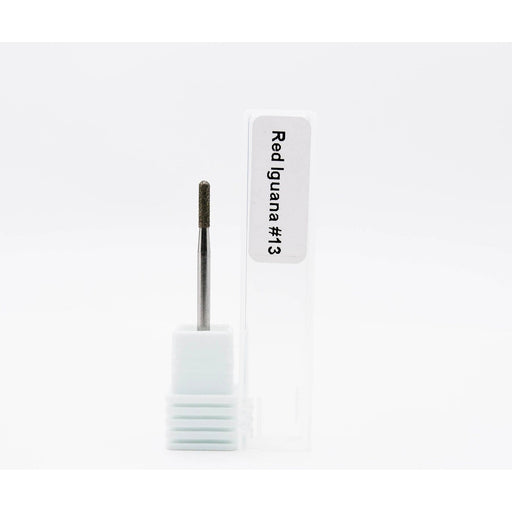 Red Iguana LLC Diamond Nail Bit Cylinder #13 - 2.1mm Nail Bit White Smoke