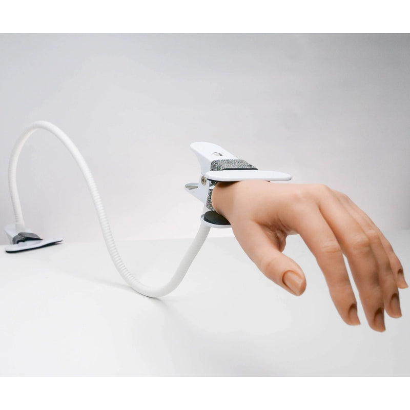 Red Iguana LLC Long Stand for 2.0 Silicone Hand 2.0 Hand Light Gray