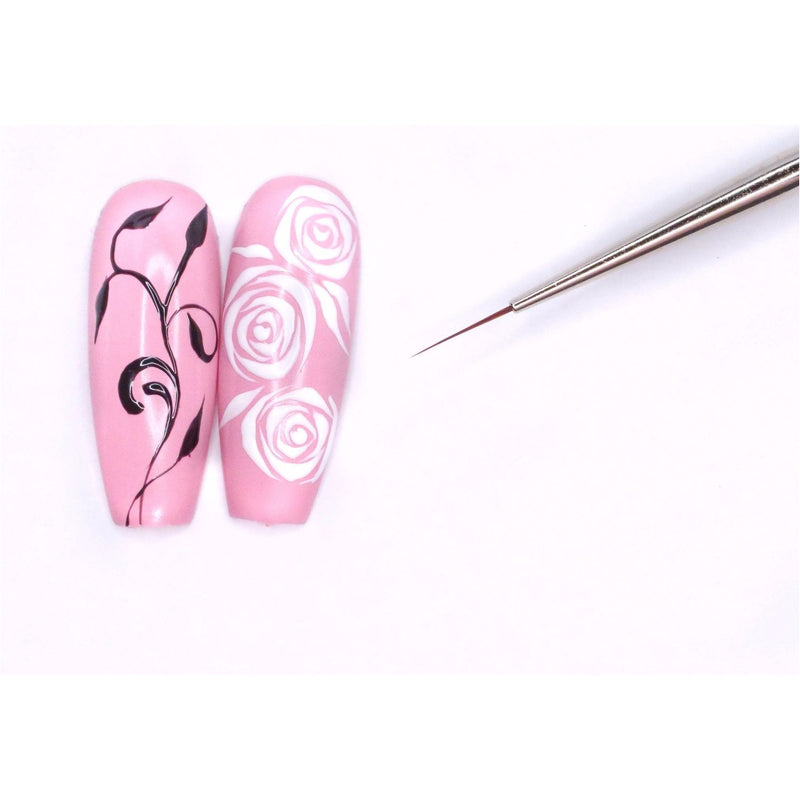 Red Iguana LLC Nail Art Detail Brush 0 Nail Art Brush White Smoke