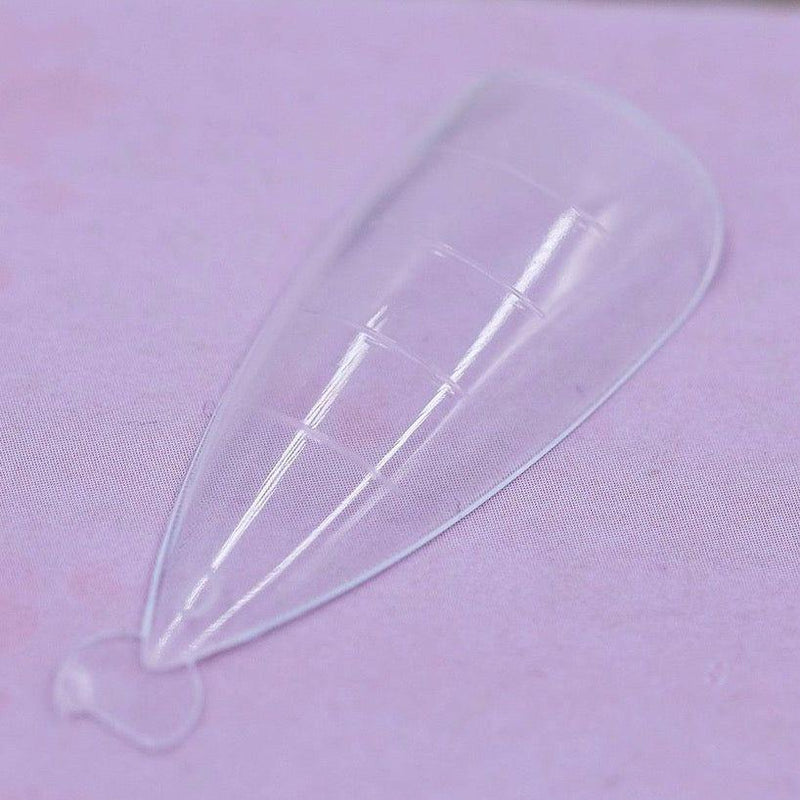 Red Iguana LLC Stiletto Dual Forms Nail Tips Light Steel Blue