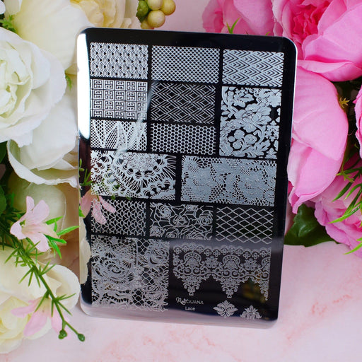 Red Iguana LLC Lace Stamping Plate Stamping Thistle