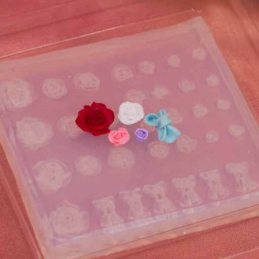 Red Iguana LLC 3D Silicone Mold Nail Art Rosy Brown