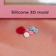 Red Iguana LLC 3D Silicone Mold Nail Art Rosy Brown