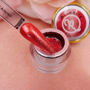 Red Iguana LLC Artemis Greek Goddess Gel Nail Art Dark Salmon