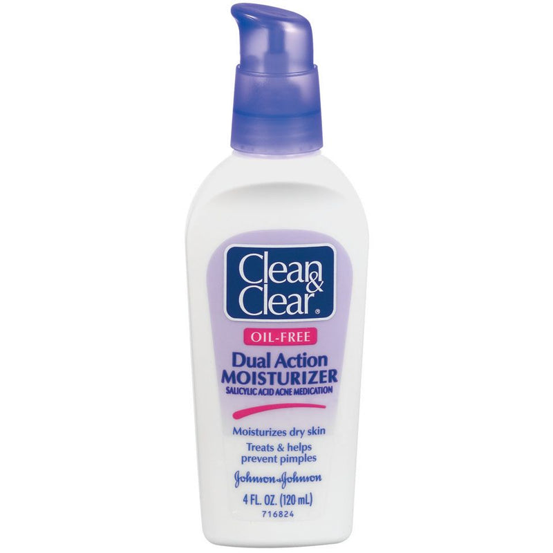 Clean & Clear Clean & Clear Essentials Dual Action Acne Facial Moisturizer 4 Fl Oz Facial Moisturizer White Smoke