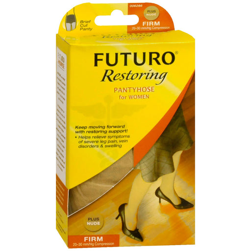 Futuro Futuro 3M, Medical Compression Firm Pantyhose Nude Plus Knee Braces Gold